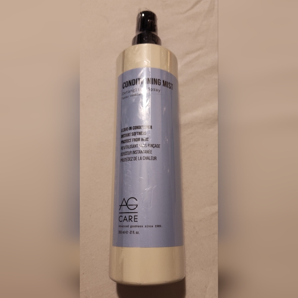 NWT! AG Care Hair Conditioning Mist Detangling Spray -12oz
